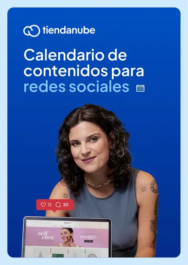 Portada de calendario de contenidos para redes sociales 2025.