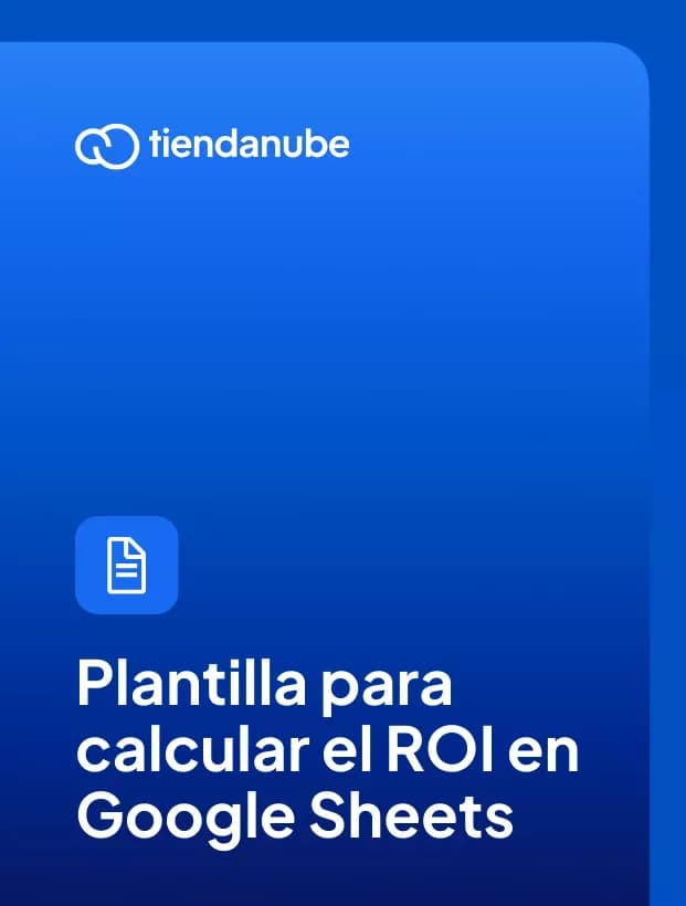 Portada de planilla para calcular el ROI en Google Sheets