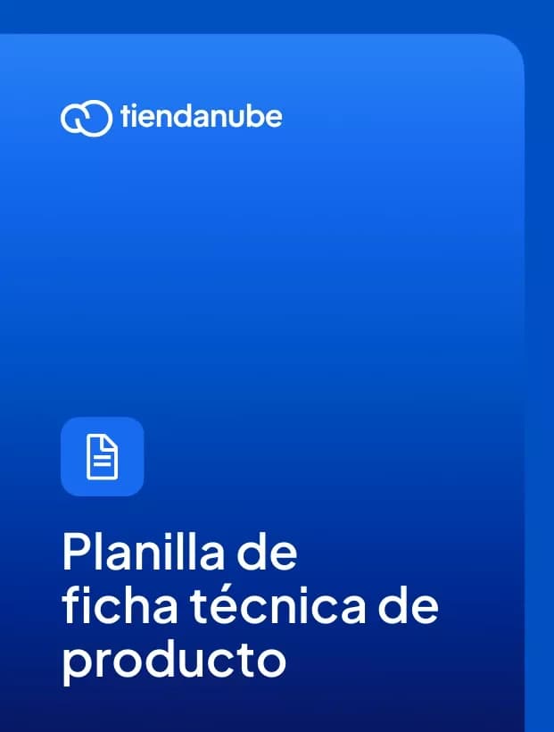 Portada de la planilla ficha técnica de un producto.