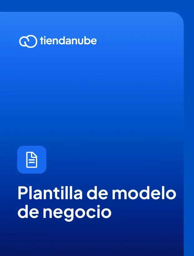 Portada de la planilla de modelo de negocios.