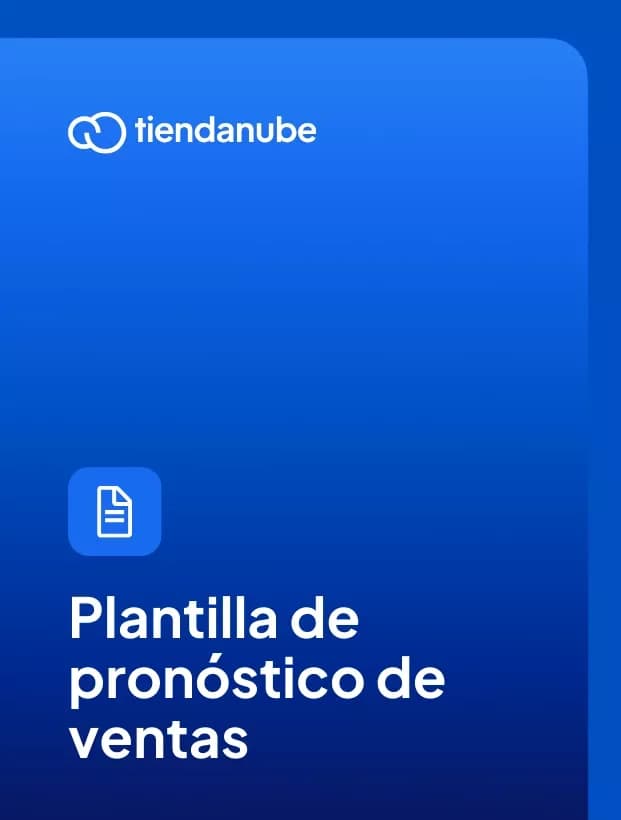 Portada de la plantilla de pronóstico de ventas.