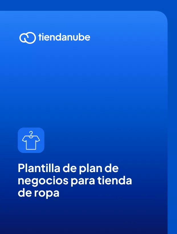 Portada del plan de negocios para tienda de ropa en Google Sheets.