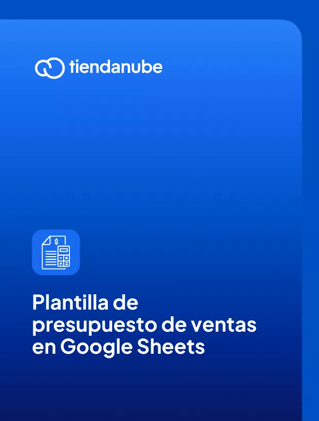 Portada de la plantilla gratuita de presupuesto de ventas.