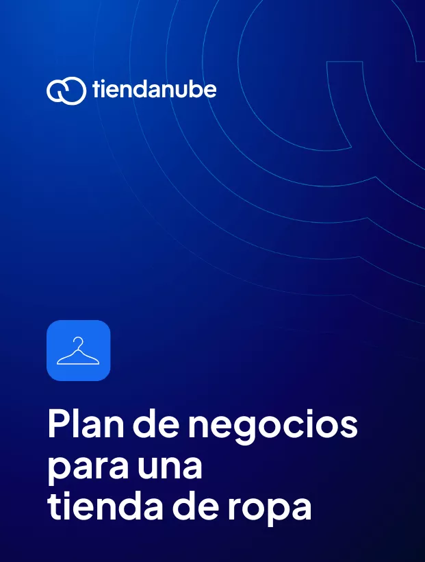 Portada del plan de negocios para tienda de ropa en Google Sheets.
