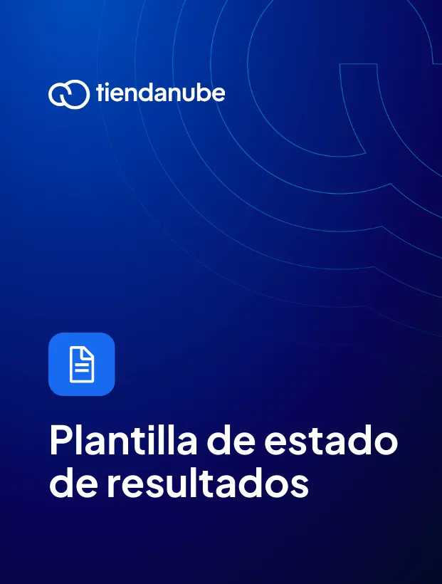 Portada de planilla de estado de resultados.