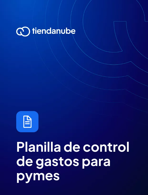 Portada de la planilla de control de gastos en Excel o Google Sheets.