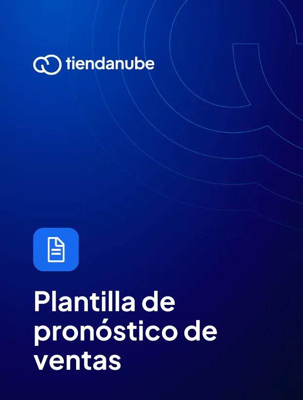 Portada de la plantilla de pronóstico de ventas.