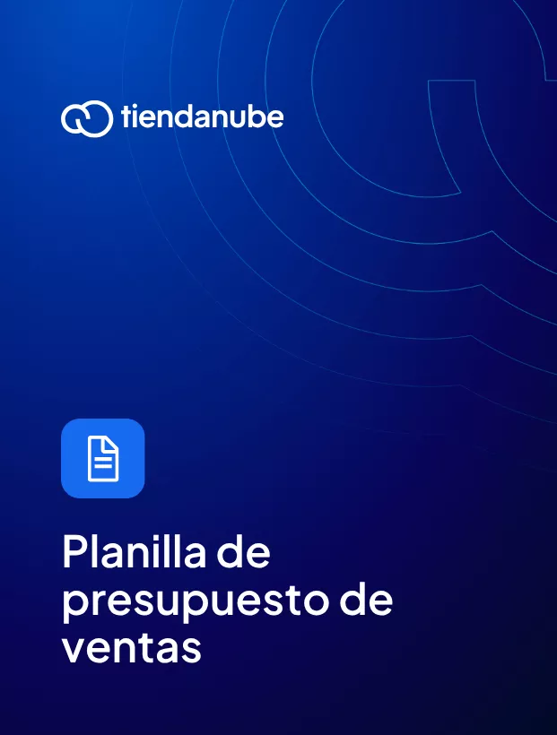 Portada de la plantilla gratuita de presupuesto de ventas.
