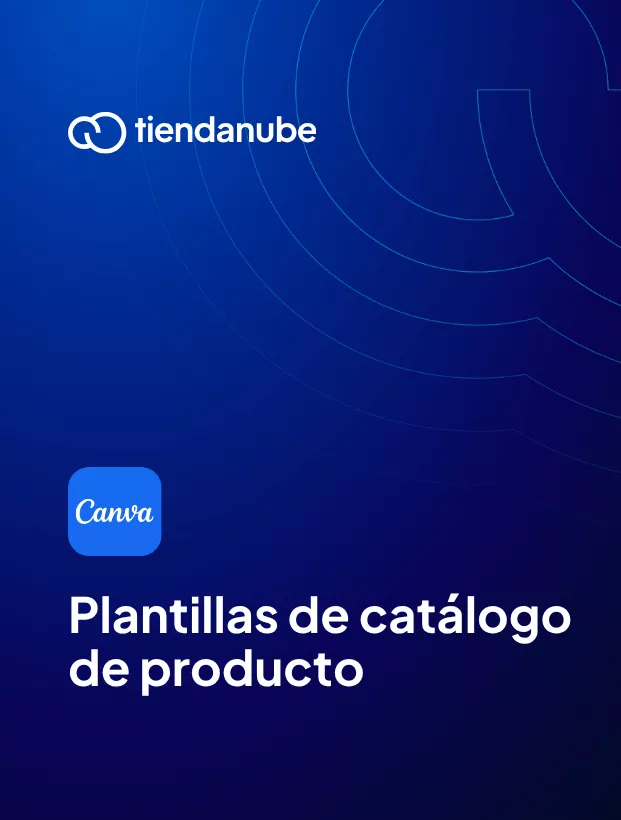 Portada de las plantillas de catálogo de producto editable en Canva.