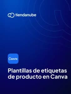 Etiquetas para productos gratis y editables en Canva