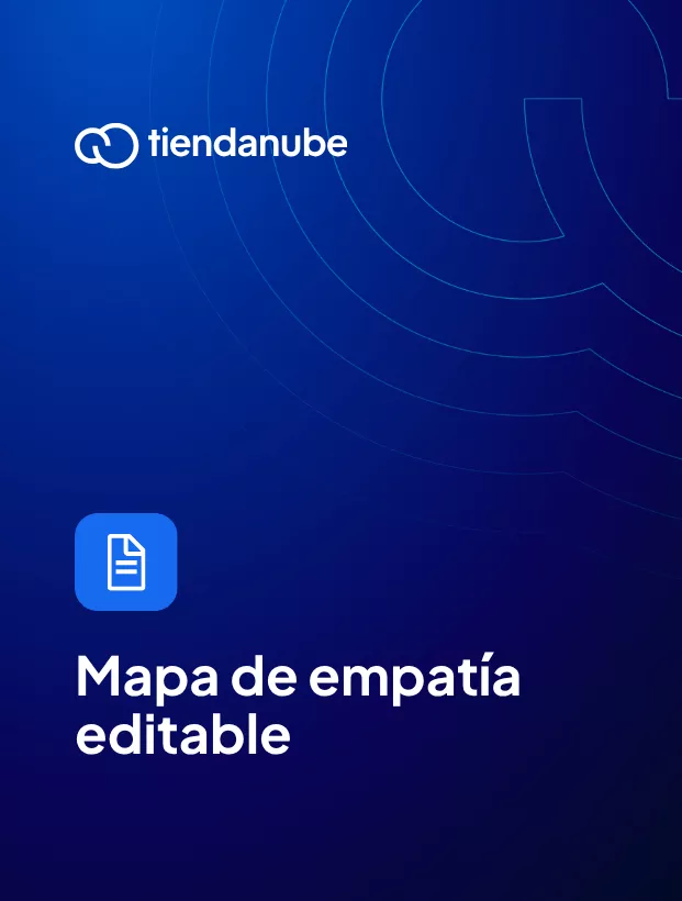 Portada de la plantilla de mapa de empatía gratis.